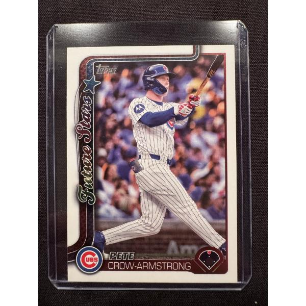 2025 Topps Pete Crow - Armstrong Cubs Future Stars Rookie Card In Protective Holder - Mint Condition
