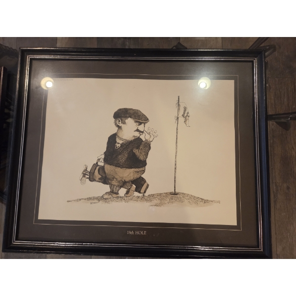 Gary Patterson 18th Hole Framed Print, And Gorgeous Framed Greens Print