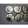 Image 2 : x1 1964 90% Silver & x7 1966-1969 40% Silver Kennedy Half Dollars FV: $4.00