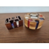 Image 1 : 2 Vintage Wooden Poker Chip Sets