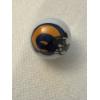 Image 1 : Vintage Los Angeles Rams One Inch Shooter Glass Marble - Mint Condition