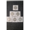 Image 1 : 1949 Franklin 90% Silver Half Dollar & (5) Assorted Year Walking Liberty 90% Silver Half Dollars 