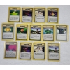 Image 1 : 13 Assorted Vintage Trainer Pokemon Trading Cards Ft. Many 1st Editions ~ All Near Mint!