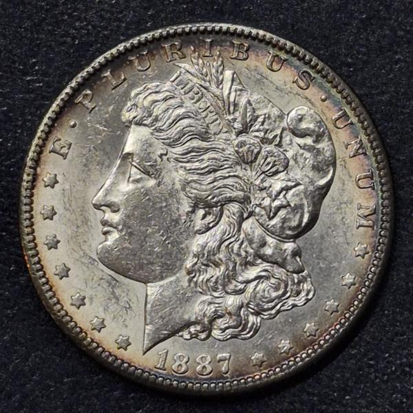 1887 S Uncirculated Morgan Silver Dollar - Better Grade UnCirculated Coin See Pics BU
