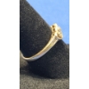 Image 3 : 10K Gold Heart Ring - Size 7 - Weight:1.7g