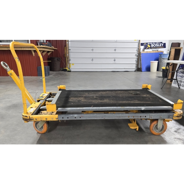 Portable HEAVY DUTY Material Handling Cart with Rotating Base and Break