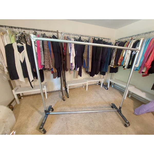 Commercial (Professional) Heavy Duty Clothing Rack (Rollabout) 1 of 5 Offered Individually -See Pics