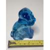 Image 9 : Adorable Degenhart Vintage Uranium Glass Dog Figurine -Dark Sapphire