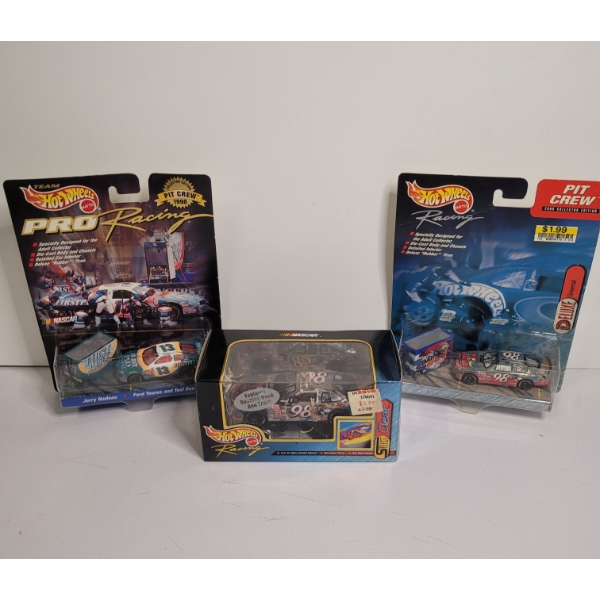 3 Collectable Racing Hot Wheels 
