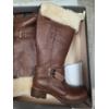 Image 1 : New Tall Dark Brown Leather UGG Australia Size 7 Boots