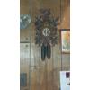 Image 2 : Vintage German Black Forest Cuckoo Clock - Birds - Leaves 16" with 7" Weights