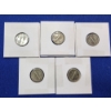 Image 6 : 5 Silver Mercury Dimes FV: $0.50