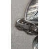 Image 8 : Sterling Silver Art NOUVEAU Lady Face Profile Marcasite Ring & DANECRAFT 7" Bracelet - Weight: 26.1g
