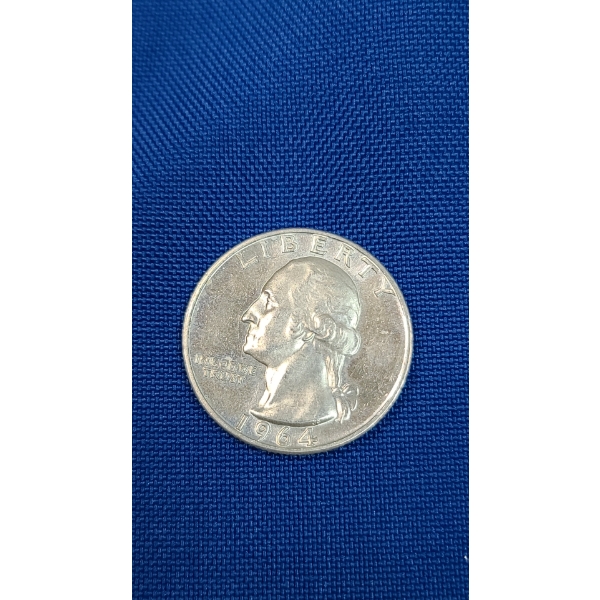 1964 Silver Washington Head Quarter
