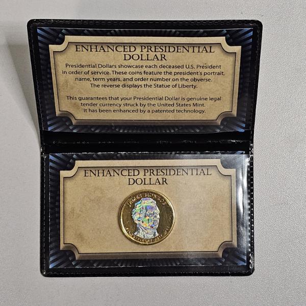 Colorized/Holographic 2008 James Monroe Presidential $1 Coin