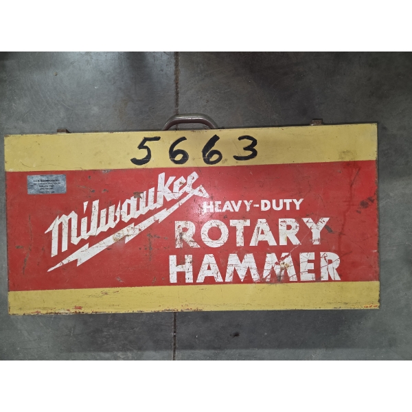 Milwaukee Rotary Hammer In Case Works Good