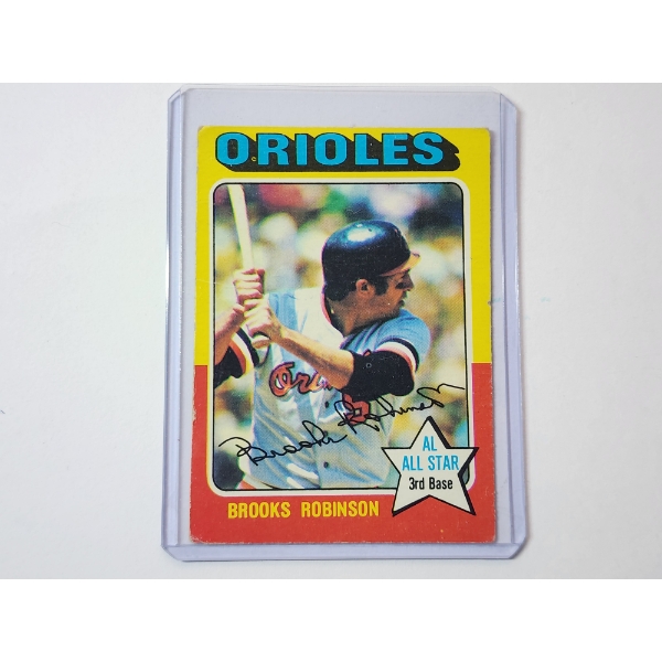 1975 Topps Brooks Robinson All-Star Card - in Protective Sleeve