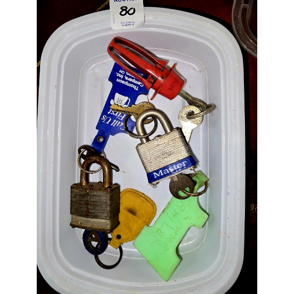 3 Locks with Keys