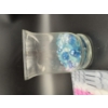 Image 17 : Green Wax Warmer & Hand Massager - Glass Vase with a few Marbles - Blue Colored - Suction Hooks