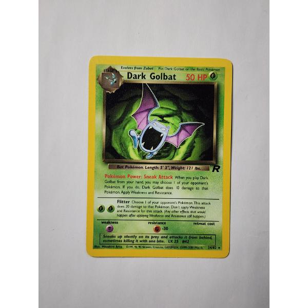 Dark Golbat 24/82 Vintage Pokemon Trading Card