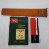 Image 1 : Lot of Two Vintage Slide Rules in Great Condition With Manual Including Original Bruning Box & Case
