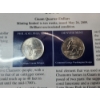 Image 4 : Guam Postal Commemorative Stamps and BU Quarters Collection Set