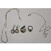 Image 1 : Assorted Collection Of Sterling Jewelry (One Clasp On Necklace Is Damaged)  - Total Weight: 27.1g