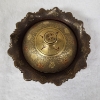 Image 9 : Vintage Indian Brass Lidded Container Feat. Beautifully Etched Designs ~ Trinket or Candy Dish