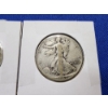 Image 3 : (2) 1942 Walking Liberty Silver Half Dollars 