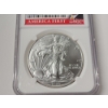 Image 2 : 2020 $1 Silver American Eagle 1oz Fine Silver Graded MS70 by NGC ft. Donald Trump America First