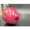 Image 4 : Happy Holidays Christmas Tin & Vintage Red Marble Apple Paperweight with Brass Stem 