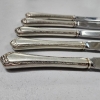 Image 3 : Five Sterling Silver Handled Butter Knives With Stainless Steel Blades ~ Total Weight 305.8 Grams
