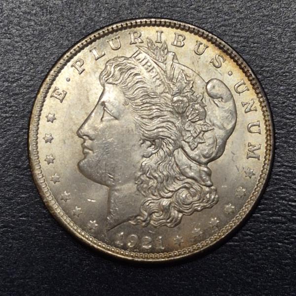 Uncirculated 1921 P Morgan 90% Silver Dollar - See Pics