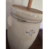 Image 2 : 4 Gallon Stoneware Butter Churn with Dasher