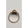 Image 4 : Vintage 10K Yellow Gold With Black Enamel Art Déco Class Ring - Size 5 - Weight: 4.0g