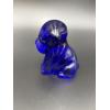 Image 3 : Degenhart Dogs - Cobalt Blue - Adorable Glass Dog Figurine - ~2.5 inches 