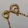 Image 4 : 14K Yellow Gold 20" Dainty Twisted Rope Necklace - Weight: 1.0g