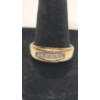 Image 1 : Men's 14K Yellow Gold Channel Set Ring With Diamonds - Size 9 - Weight: 8.2g