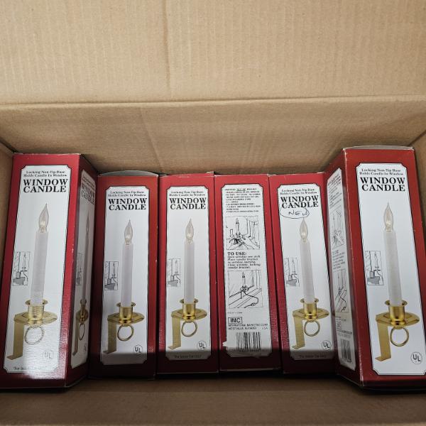 Lot Of 14 International Marketing Corporation Vintage Electric Window Candles (Bulbs not included)