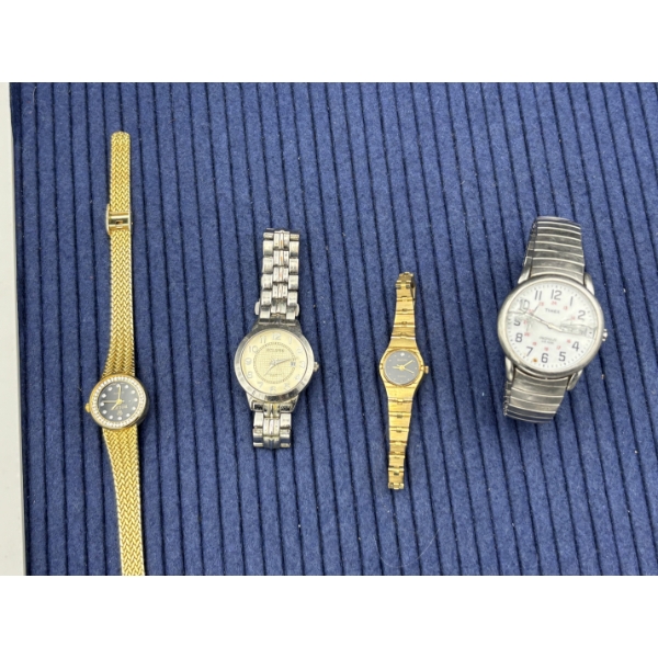 Lot of 4 Watches - Stainless Steel Back