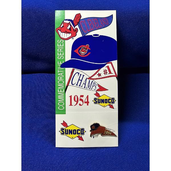 Sunoco 1954 Cleveland Indians Commemorative Series Baseball Cap Pin 