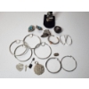 Image 1 : Lot of Assorted Sterling Silver Jewelry: Earrings, Rings, Pendants TW: 106.9g