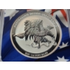 Image 7 : NGC 2021 P Australia .9999 Silver Wedge-Tailed Eagle FDOI MS 70 Signed by Mercanti 