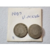 Image 2 : Two BETTER DATE 1887 Liberty Head "V" Nickels