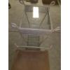 Image 6 :  *Pick Up At Mantua Home-No Shipping* Matching Gorgeous Wrought Iron Stand & Padded Bench Set