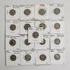 Image 1 : 17 AUTHENTIC Buffalo (Indian Head) Nickels FV: $.85