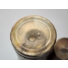 Image 4 : Vintage Sterling Silver Cup & Small Cup With Glass-Top Lid - Total Weight: 83.2g