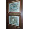 Image 1 : Vintage Set Of Framed Maps Of The World 23" x 18" Both Nicely Done See Pics