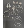 Image 1 : Excellent Sterling Silver Group Including Rings, Earrings, & Pendants - 44.9 Grams