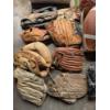 Image 2 : *Pick Up At Louisville Home - No Shipping Available* Large Collection Of Ball Gloves, Bats
